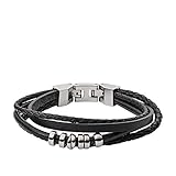 Fossil Herren Armband Black Multi Wrap