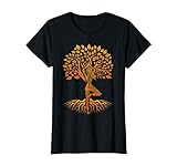 Damen Baum des Lebens with Woman Yoga T-Shirt Chakra Haka Yoga T-S