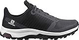 Salomon Outbound Prism Herren Trekking- & Wanderschuhe, Schwarz (Ebony/White/Black), 44 2/3 EU