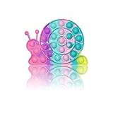 PIANETA Pop it Push it Fidget Toy, pop Bubble, endspannentes Anti Stress Spielzeug Sensorisches Spielzeug Autismus lindert Angstzustände. Für Kinder und Erwachsene (Schnecke)