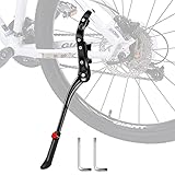Fahrradständer, DIAOCARE Seitenständer Fahrrad Höhenverstellbar Universal Aluminiumlegierung Fahrrad Ständer für 24-29 Zoll Mountainbike, Rennrad, Fahrräder und Klapprad, mit Rutschfester G