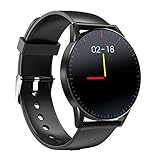 ZDY Smart-Uhren Männer Herzfrequenz BP BO-Monitor Fitness Tracker Frauen Smartwatch Stoppuhr Music Control für Apple Android-U
