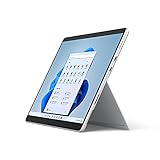 Microsoft Surface Pro 8, 13 Zoll 2-in-1 Tablet (Intel Core i5, 8GB RAM, 128GB SSD, Win 11 Home) Platin G