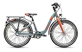 S'Cool Chix SL 20R 3S FL Kinder Fahrrad (28cm, Grau/Orange)