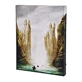 Elbenwald Herr der Ringe Wandbild mit Licht Argonath Design batteriebetrieben 30 x 40 x 3,8
