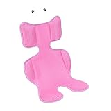Ruankenshop Kinderwagen Einlage Baby Sitzauflage FüR Kinderwagen Atmungs Kühlen Kissen Liner Für Kinderwagen Auto Sitz Baby Kühlung Matte pink
