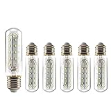 LCYZ 8w Led Mais Glühbirnen E27 Kandelabersockel Led Glühbirne (6 Pack) 850lumen 2835 SMD Dreifarbiges Dimmen Für Dekorative Innenbeleuchtung, Ac220-240