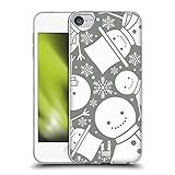 Head Case Designs Schneemann Silber Urlaub Kollektion Soft Gel Handyhülle Hülle kompatibel mit Apple Touch 6th Gen/Touch 7th G