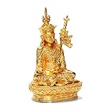 LINAG Padmasambhava Statue Tibetisch Buddhistische Statue Guru Rinpoche, Meditierende Buddha Ornamente für das Haus Feng Shui Dekoration zur Garten,G