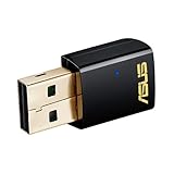 Asus USB-AC51 AC600 Dual-Band Wi-Fi USB Stick (802.11 a/b/g/n/ac, USB 2.0, Windows Mac & Linux kompatibel, Antennen)