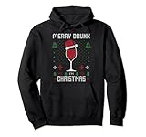 Ugly Christmas Sweater Alkohol saufen besoffen Weihnachten Pullover H