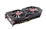 XFX AMD Radeon RX580 GTS XXX Edition Grafikkarte 8GB Speicher Mining, Schw