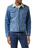 Wrangler Herren Icons Sherpa Jeansjacke, Blau (3 Years 10k), XXXX-Larg