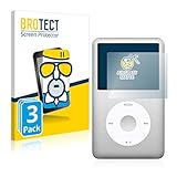 BROTECT Entspiegelungs-Panzerglasfolie kompatibel mit Apple iPod Classic 160 GB (7. Generation) (3 Stück) - Anti-Reflex Schutzglas Schutzfolie M