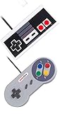 MarioRetro N64 SNES Ps2 NES Sega Gamepad für PC Emulator Rasberry Pi, 2 Pack