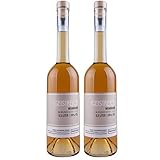 Nehrbaß - 2er Set “Alter Weinbrand” im Holzfass gereift 0,5 Liter - Premium Edelbrand 38% Vol. - Wein Brand Schnaps aus Deutschland (33,80 Euro/Liter)
