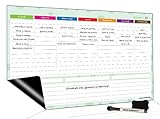 Brute Strength - Magnetischer Wochenplaner Whiteboard - A3 - Plantafel - Familienplaner - To-D