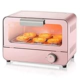 Umluft-Toasterofen, Mit Timer-Toast-Grill-Einstellungen Inklusive Backform-Rack Und Krümelschublade Multifunktions-Toaster-Ofen Ästhetisch Und Prak