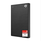 Seagate One Touch 2 TB externe Festplatte, HDD PC/Notebook/Mac, USB 3.0, schwarz, 2 Jahre Data Rescue Service, Modellnr.: STKB2000400