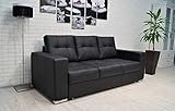 Quattro Meble Echtleder 3 Sitzer Sofa Mallorca Pik FS Breite 205cm mit Schlaffunktion Ledersofa Echt Leder Couch große Farbauswahl !!!