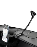 YOSH Handyhalterung Auto Handyhalter fürs Auto mit Langem Schwanenhals für Windschutzscheibe Autohalterung KFZ Handy Halterung Universale Kompatibel mit iPhone 12 11 Pro XS Max XR X Samsung S9+
