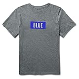 Rolling Stones The Blue Block Text T-Shirt - Grau - Groß