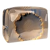 Make-up Taschen Tragbare Reise Kosmetiktasche Organizer Multifunktionskoffer Schlagloch auf dem Mars-Planetenkrater mit Reißverschluss-Kulturbeutel für F