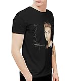 Sunyuer Men's Celine-Dion Let's Talk About Love Fashion Graphic Cotton Bequemes T-S