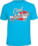 Herren T-Shirt - Österreich - Cool Austria Refresh - mehrere Farben (Hellblau, L)