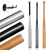 Dieker Sports® - Baseballschläger aus Aluminium (Schwarz) - Inklusive Wandhalterung - Rutschfester Griff für Softball Sport - Massiv verarbeitet (31 Zoll / 79cm)