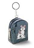 NICI 45766 Mini-Tasche mit Schlüsselring Husky 8 x 9