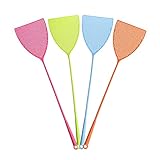 PMDCT Fliegenklatschen, Fliegenklatsche aus Kunststoff, Heavy Duty Fliegenklatsche Insekten-Mückenklatsche Passend für Outdoor, Klassenzimmer, Büro, Obststand, Küche (Zufällige Farbe)