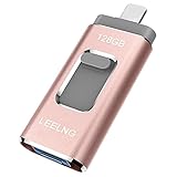 LEELNG 128GB USB Stick für Phone Speicherstick Externer Speichererweiterung Photo Stick Flash Laufwerk für Andriod Handy Computer Laptop PC R