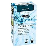 Kreul 98540 - Batik-Textilfarbe Velvet Petrol, 70 g, Farbpulver zum Batiken und Färben von Tex