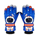 Mymyguoe Winddicht Wasserdicht Handschuhe Unisex Kinder Finger Winter-Handschuhe Kinder Ski Warm Palme Verdickt Kalt Wetter Junge und M