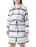 Ulla Popken Damen Bademantel, Blau, 58+