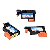 Vipxyc Druckkopfwechsel glatt und stabil ohne Papierstau Für Drucker(Black and Yellow + Gray Black + red and Blue)