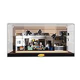 Tosbes Acryl Vitrine Display Case für Lego 21328 Ideas Seinfeld, Showcase Acryl Vitrine Schaukasten Kompatibel mit Lego 21328 (Nicht Enthalten Lego Modell)