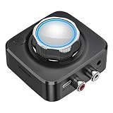 Bluetooth Empfänger fürs Musikstreaming-Soundsystem - Cenawin Drahtloser Audioadapter Arbeitet mit Smartphones, TF-Karte, HiFi Bluetooth 5.0 Audio Empfänger Adapter für TV PC Auto Lautsp