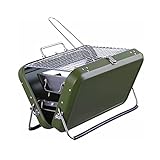 ELXSZJ XTZJ Tragbarer faltender Grill BBQ Holzkohlegrill - leichtes, faltbar - for Camping, Picknick, im Freien, R