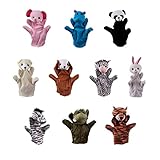 Hainice Tiere Handpuppen Cartoon Plüsche Puppen Pädagogische Spielzeug Party Favor Supplies 20 cm 10 stück