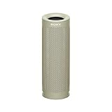Sony SRS-XB23 tragbarer, kabelloser Bluetooth Lautsprecher (12h Akkulaufzeit, wasserabweisend, Extra Bass), beig