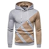 ZDDHOODY Herren Sweatshirt Kapuzenpullover Pullover Hoodie Sweatjacke Casual Streetwear Basic Style Herbst Winter Sport Oberteil Fitness Läuft Kapuzenpulli Gym Langarm Pullover Hoodies Langarm Top