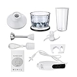 Topwor Fünf-In-One Multifunktions Elektronische Haltegriff Immersion Mixer Set für Kochen Backen E