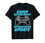 Gaming Zocken Konsole PS5 Gamer Altern Update Geburtstag T-S