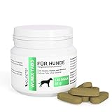 Vicupets Wumix Tabs für Hunde | Liefert Saponine, Bitterstoffe, Gerbstoffe und Ballaststoffe zur Unterstützung des Magen Darm Millieus |100% Natürliche Inhaltsstoffe | 140 Stück