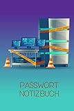 Passwort Notizbuch | Server Raum | Viel Platz für alle deiner Passwörter | nie wieder vergessen | Notizheft | Liste | Checkliste | Passwortliste | ... | Computer | PC | Internet | O