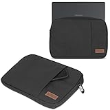 UC-Express Schutz Tasche kompatibel für Medion Akoya E14304 Hülle Schutzhülle Cover Schutz Case Notebook, Farbe:Schw