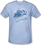 Back To The Future III - Zurück in die Zukunft III - Herren Zeit-Zug-T-Shirt in Hellblau, X-Large, Light B