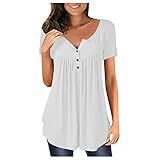 Blusenraffer Damen Tunika Schulterfrei Chiffon Blusen Kurzarm Zero Oberteile Walbusch Hemdbluse Yoga Tops Blusen Tunika Herren Leinen Bluse Hipster Oberteile Hemdbluse Print Tops X